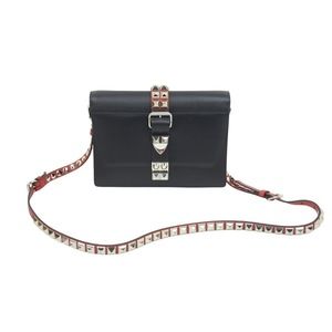 Prada Electra Shoulder Bag Leather Black